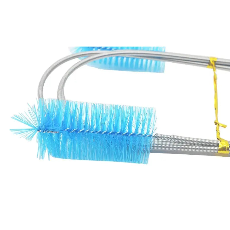Stainless Steel Aquarium Cleaning Brush For Water Filter Pumps Lily Pipes Air Tubes Hoses Fish Tank Maintenance