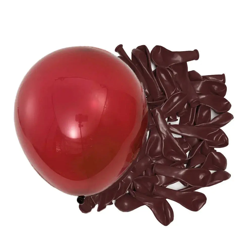 Dark Wine Red Garnet Burgundy Latex Balloons 10 30 50 Pcs for Birthday Wedding Christmas Party Decor