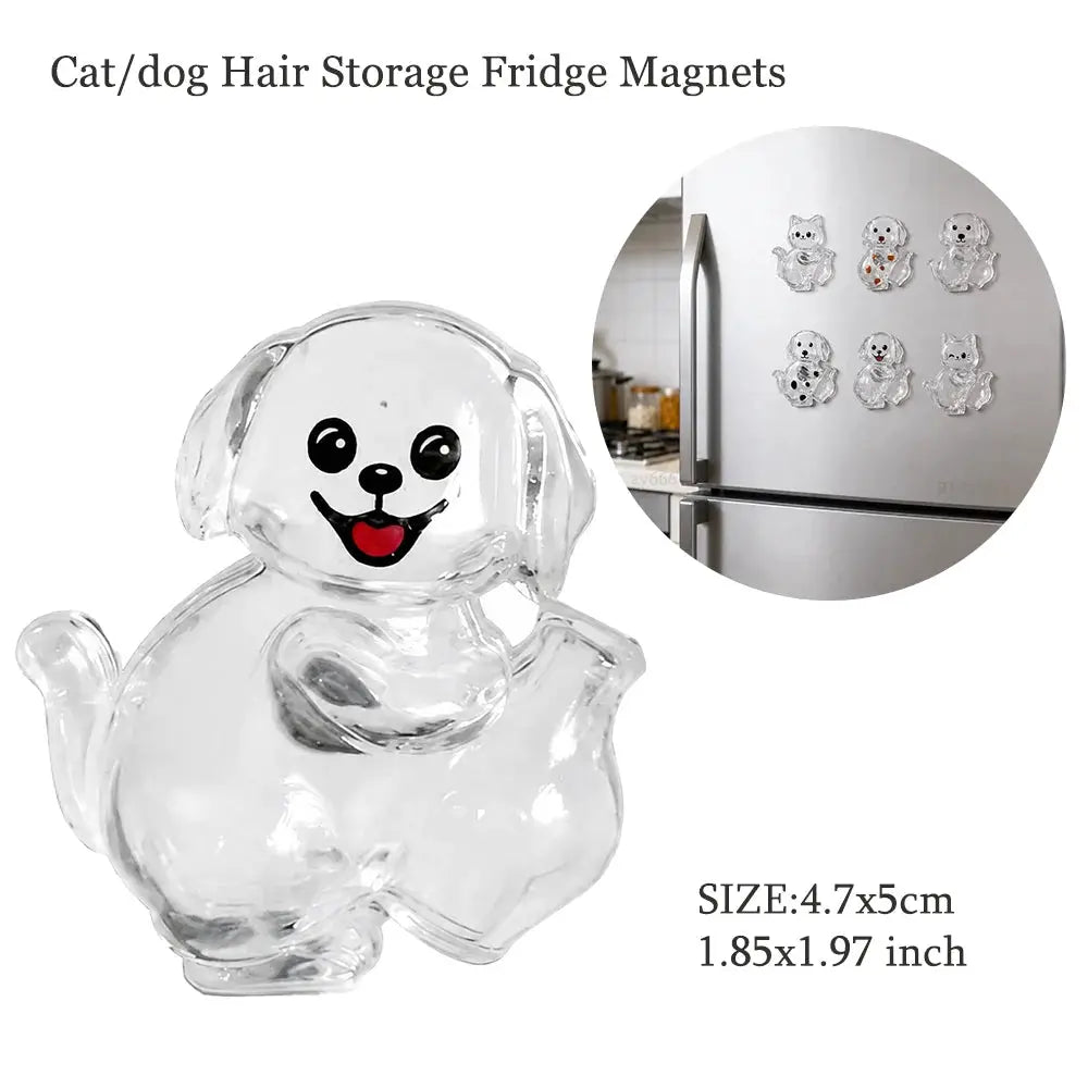 Dog Hair Storage Keychain Transparent Dog Cat Shape Memorial Pendant Handmade Resin Pet Keepsake Gift