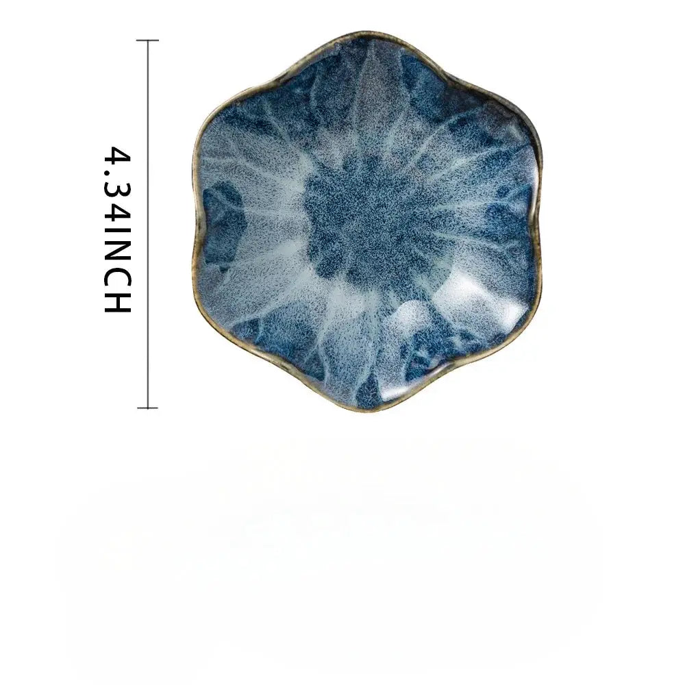 Creative Minimalist Ceramic Lotus Jewelry Tray And Snack Flavor Dish