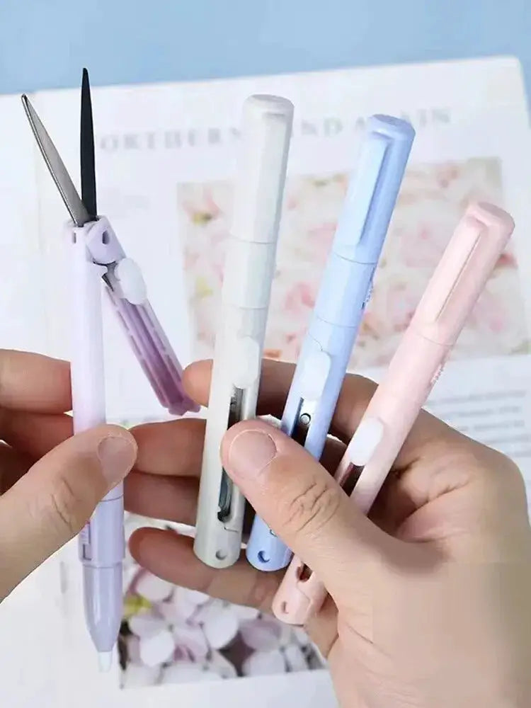 Mini Portable Pen Shape 2 In 1 Paper Cutter And Carving Knife For Scrapbooking Crafting Tools