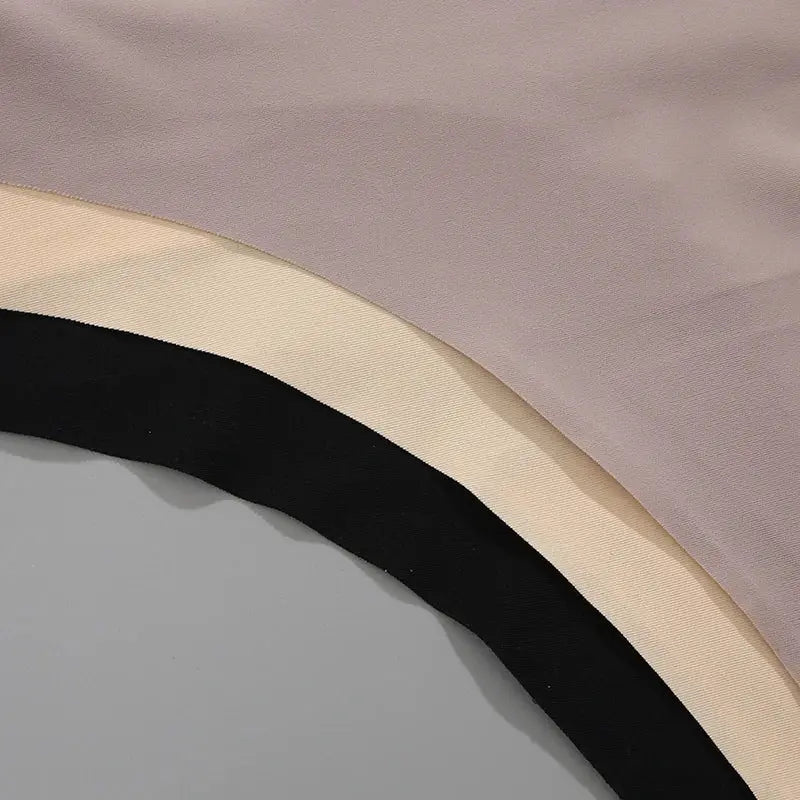 Simples Market seamless high-waist shaping briefs set of 3 in black, beige, and mauve