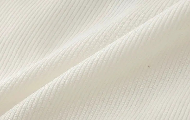 Panties by Simples Market white seamless fabric with ribbed texture