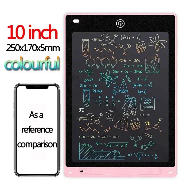 10 And 12 Inch LCD Writing Tablet For Kids Graffiti Sketchpad Handwriting Blackboard Toy Gift