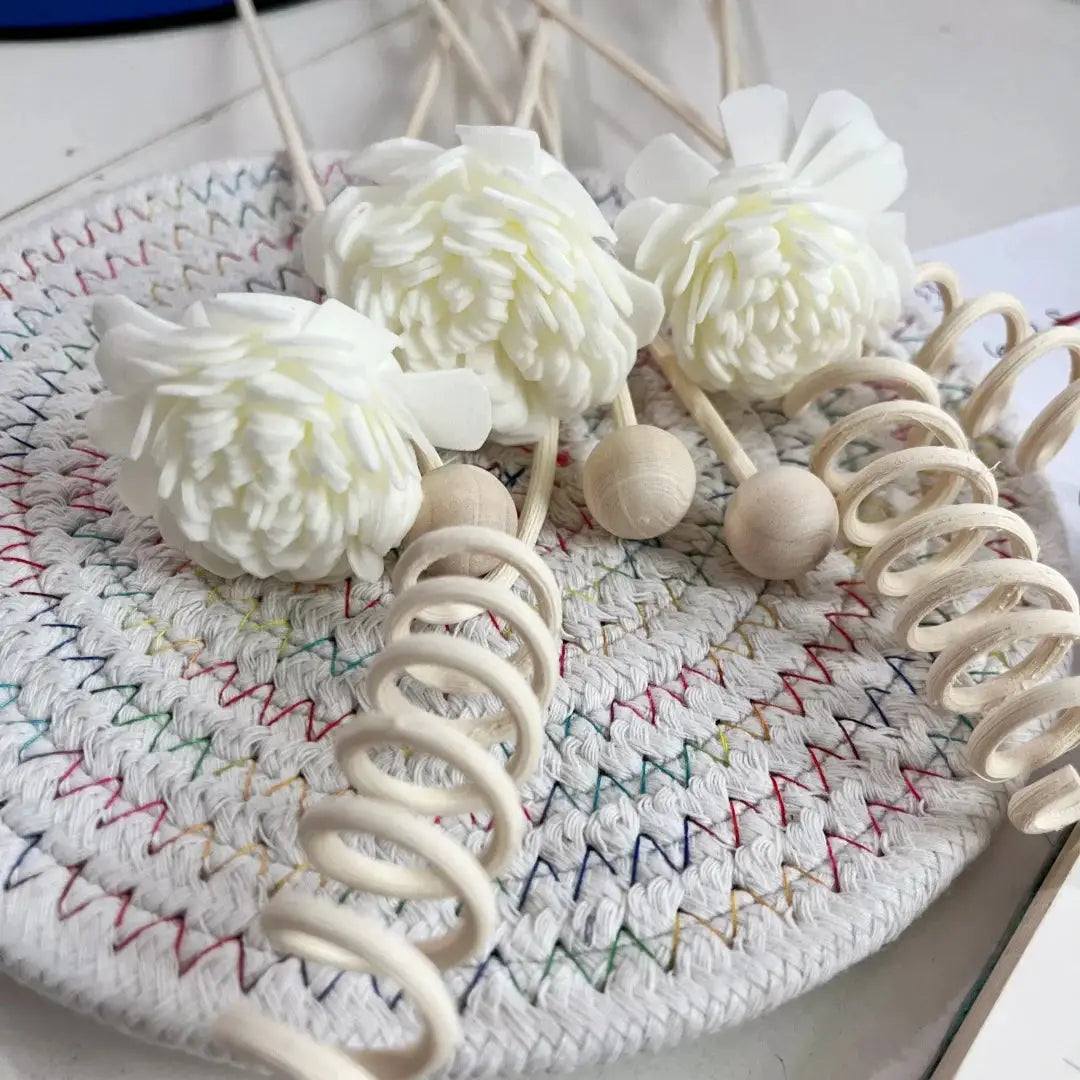 9Pcs Artificial Flower Rattan Reed Diffuser Refill Sticks for DIY Floral Arrangements and Fragrance