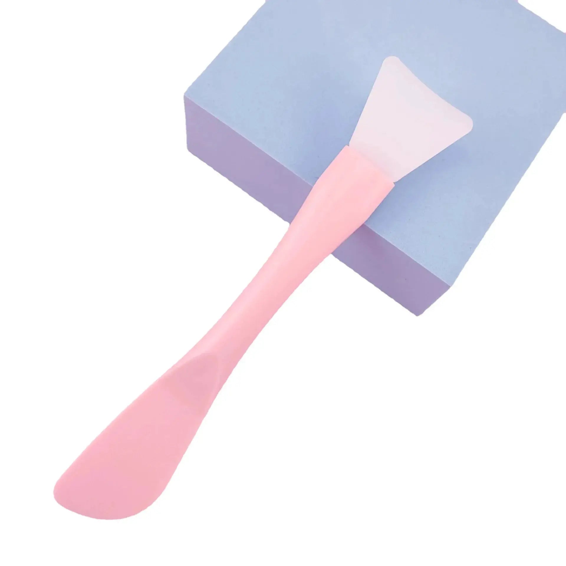 Silicone Facial Mask Brush With Soft Head And Scraper Dual Use Mud Film Tool For DIY Beauty Wholesale