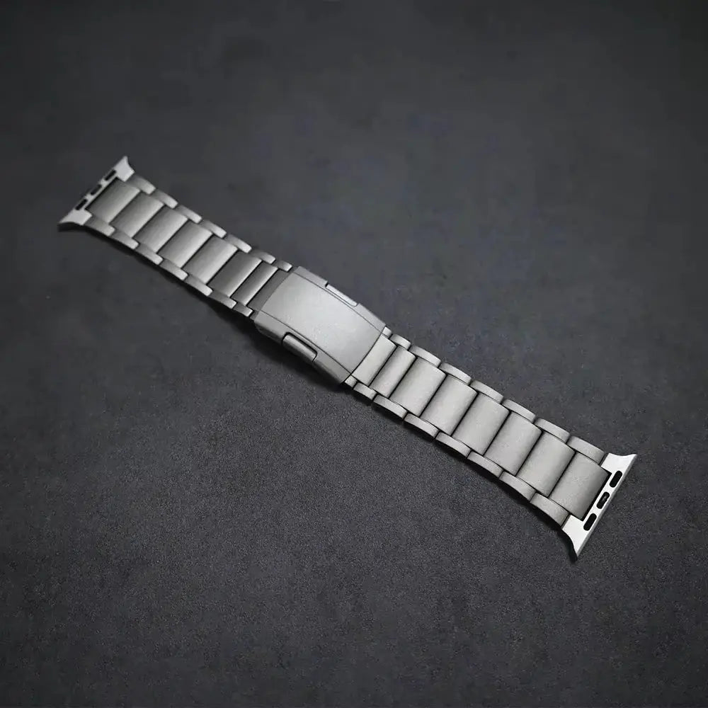 Titanium Business Men Strap for Apple Watch Ultra 2/1 49mm Series 10 9 8 7 6 Luxury Metal Band for iWatch 46mm 45mm 44mm Correa