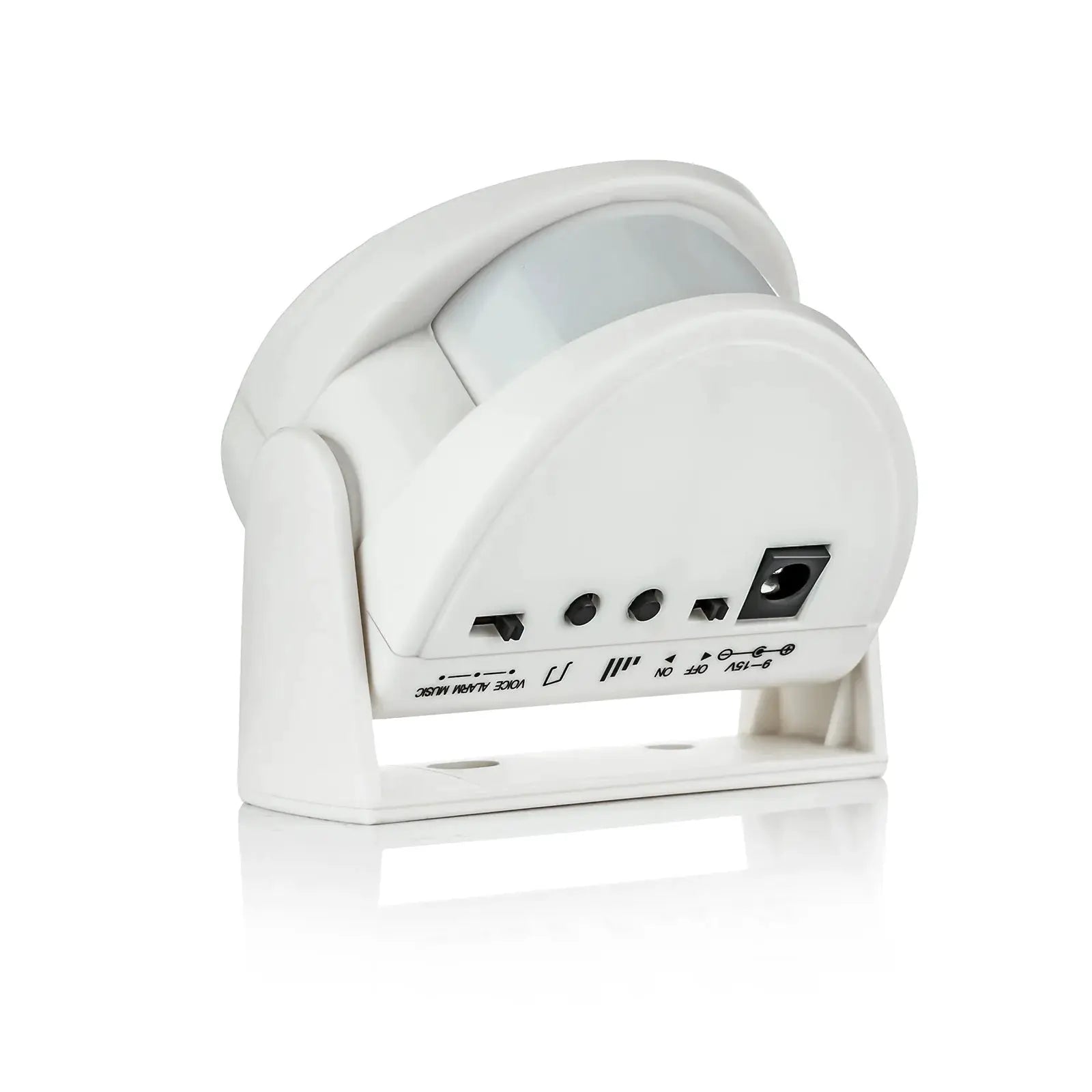 White FUERS wireless doorbell chime back panel with mounting holes