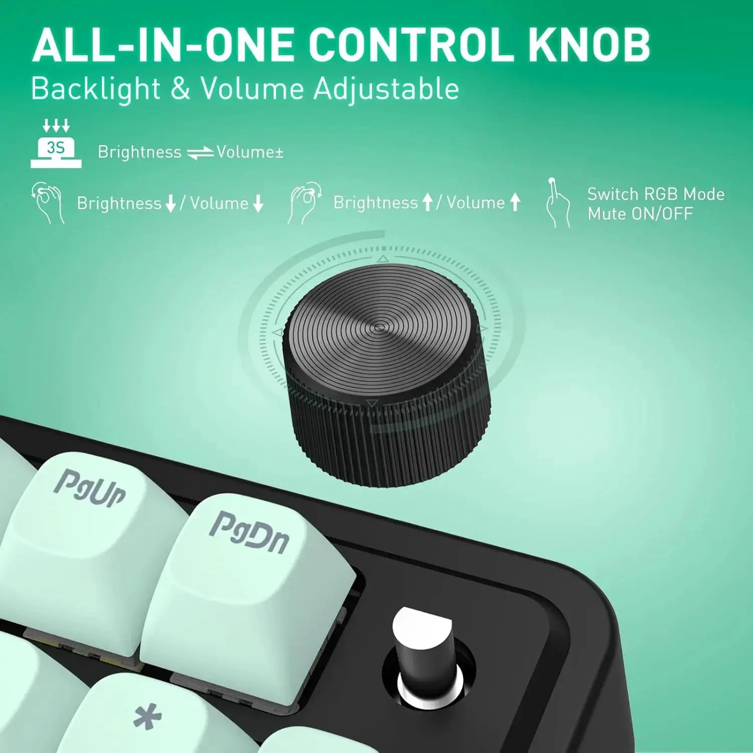 Simples Market Redragon K686 HE Rapid Trigger 98-key gaming keyboard with white keycaps and a rotary knob