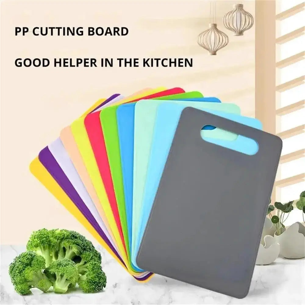 One Piece Durable PP Cutting Board Non Slip Vegetable And Fruit Chopping Board For Home Kitchen Camping