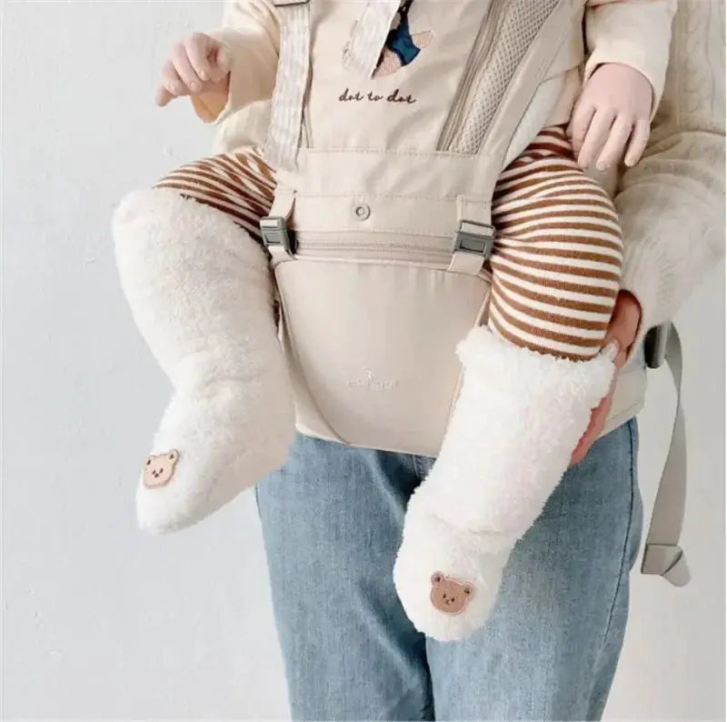Winter Baby Socks Thick Warm Knee High Plush Anti Slip Floor Socks For Newborns And Toddlers