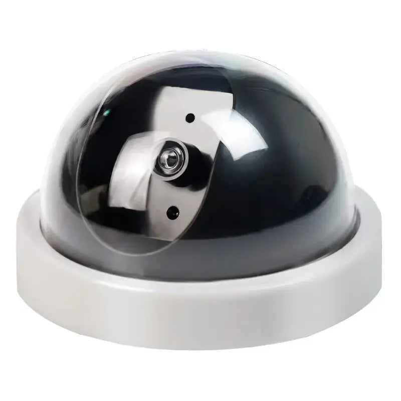 1 Piece Dummy Fake Camera With LED Red Light Battery Operated No Wiring Required Indoor Outdoor Dome Security Camera