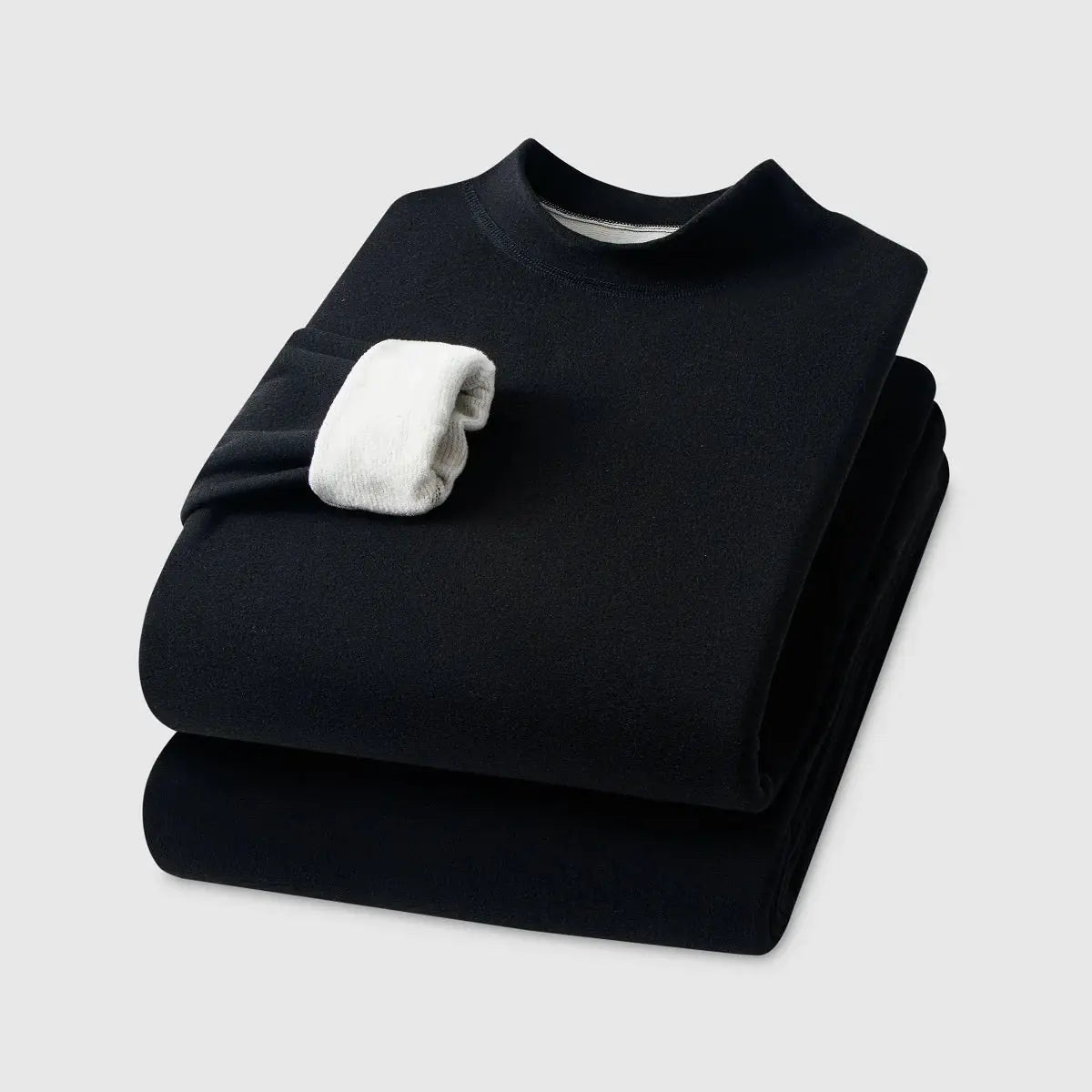 WarmWeave Cashmere Silk Thermal Underwear Set Unisex Padded Thickened Winter Warmth For Autumn And Winter Couples