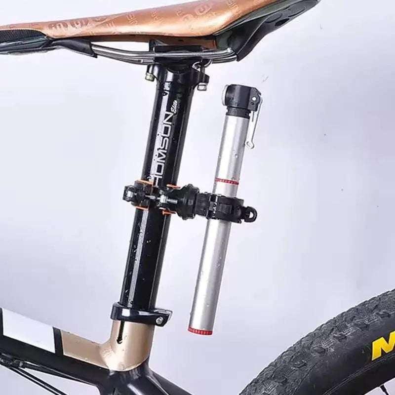 Bicycle Flashlight Holder For Mountain Bikes Night Riding Lamp Clip Secures Front Headlight