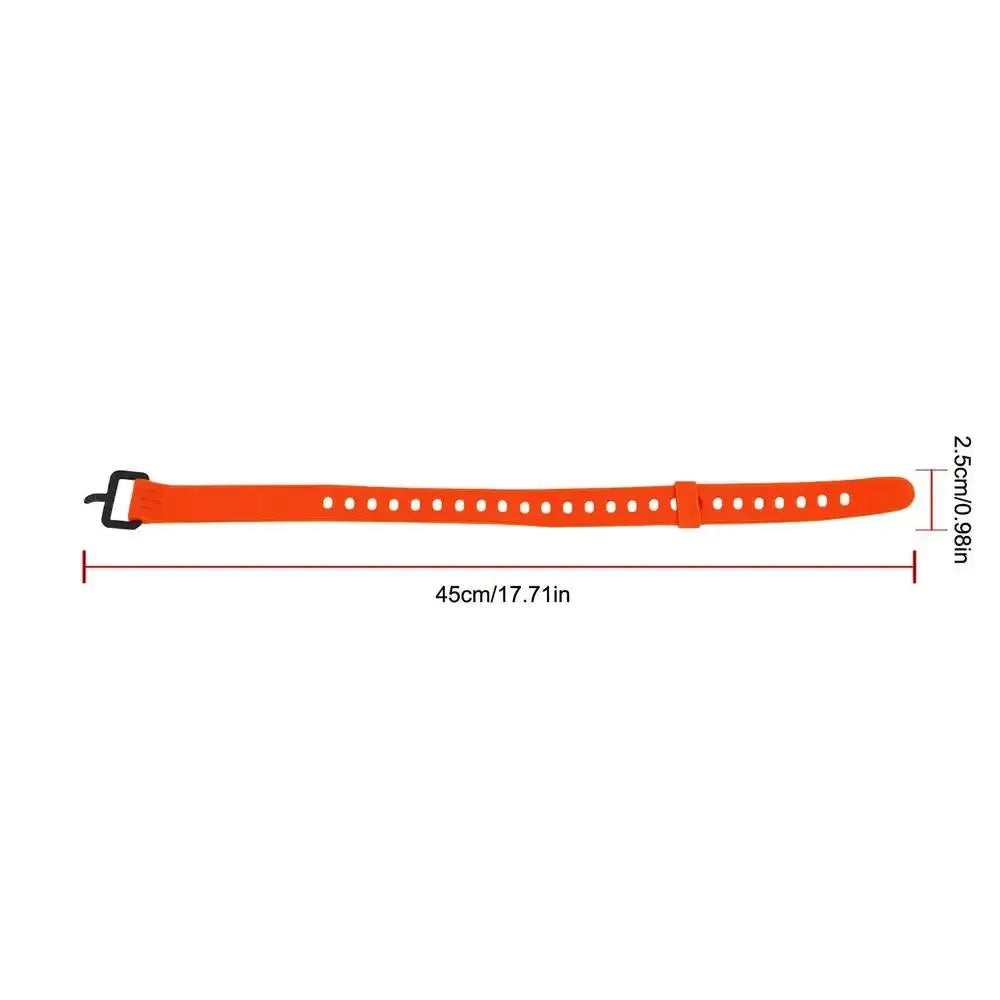 High Strength Rubber Tension Strap Cargo Belt For Gear WaterBottle Luggage Flashlight Air Pump Self Defense Stick