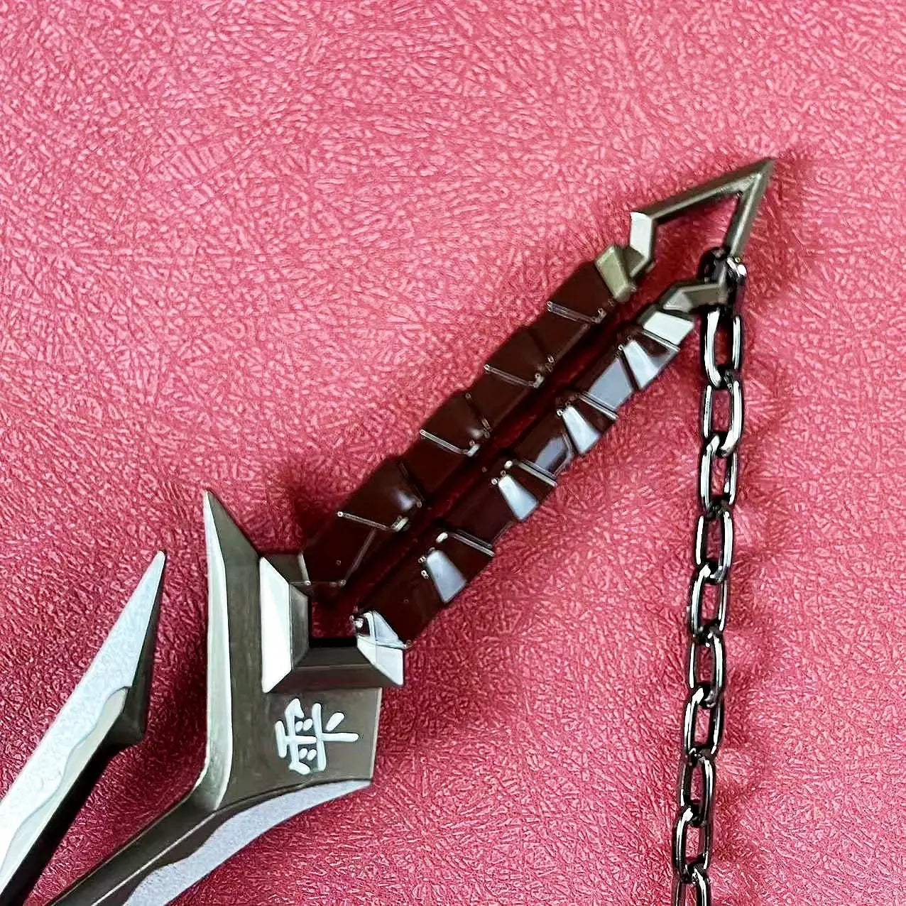 Valorant Ninja Katana Prop Sword Six Point Three Inch Metal Shuriken Anime Cosplay Accessory For Display And Collecting