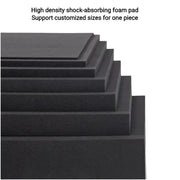 Simples Market high-density foam pad set; black layered foam sheets for tool cases (50x30cm)