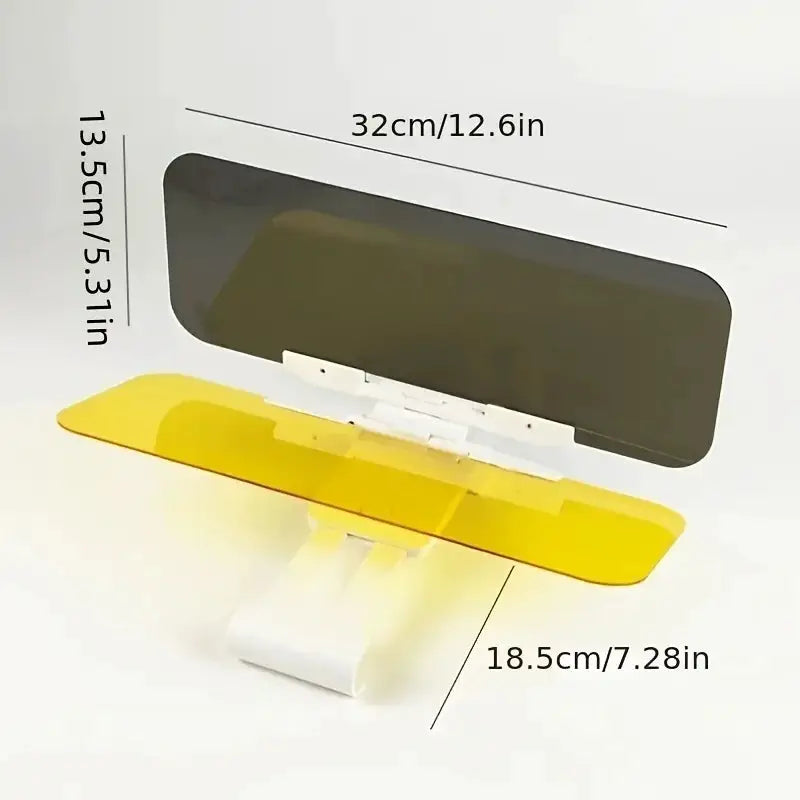 Dual Purpose Car Sun Visor Day And Night Anti Glare Extender With Night Shield And UV Protection For SUVs And Trucks