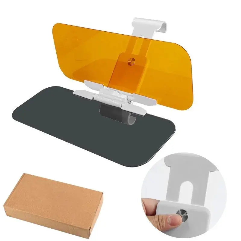 Dual Purpose Car Sun Visor Day And Night Anti Glare Extender With Night Shield And UV Protection For SUVs And Trucks