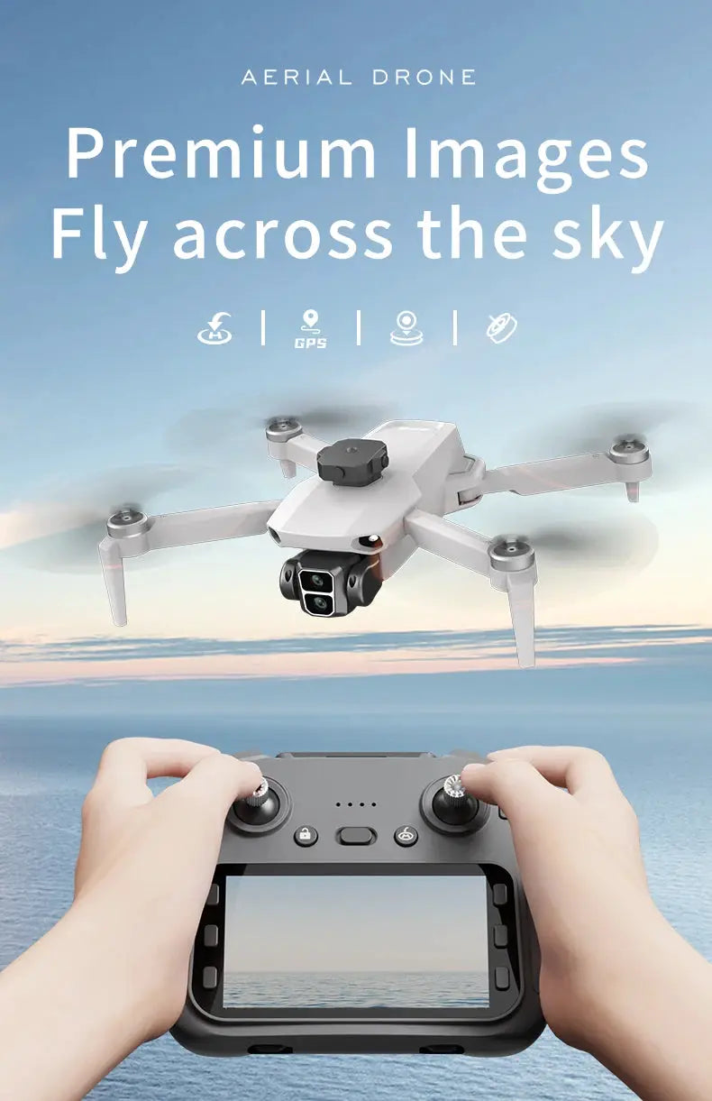 L106-1PRO GPS professional drone with 4K camera and remote controller with built-in screen