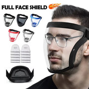 Transparent Face Shield Mask For Work Protection Reusable Protective Shield For Kitchen And Hospitality