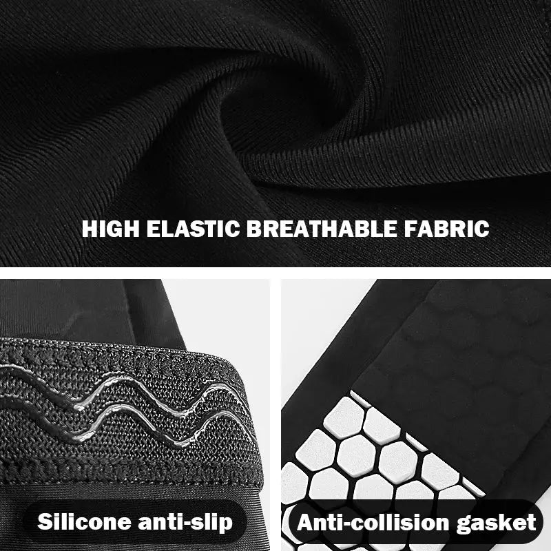 1Pcs Football Shin Guard Socks Sleeves With Foam Padding Calf Compression Sleeve Honeycomb Pads For Soccer Equipment