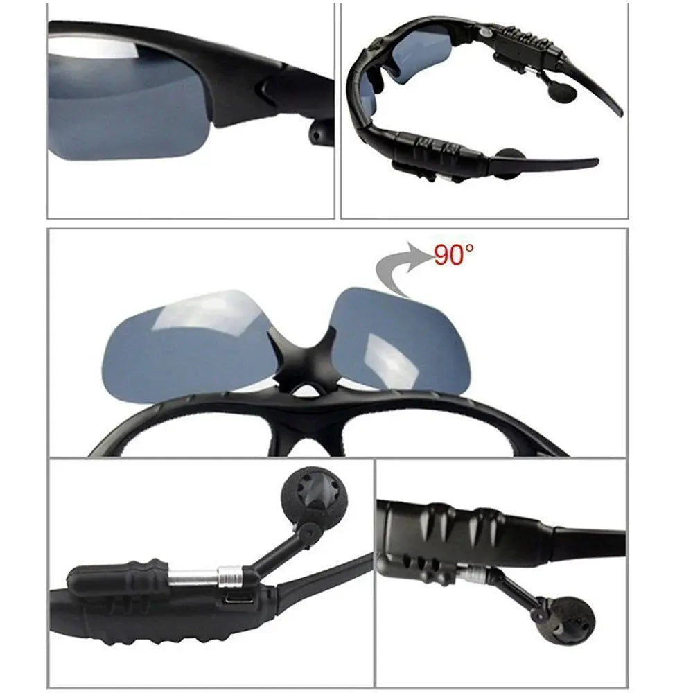 TrailWave Bluetooth Hiking Eyewear Smart Glasses Polarized UV Protection Immersive Stereo Sound For Outdoor Adventures