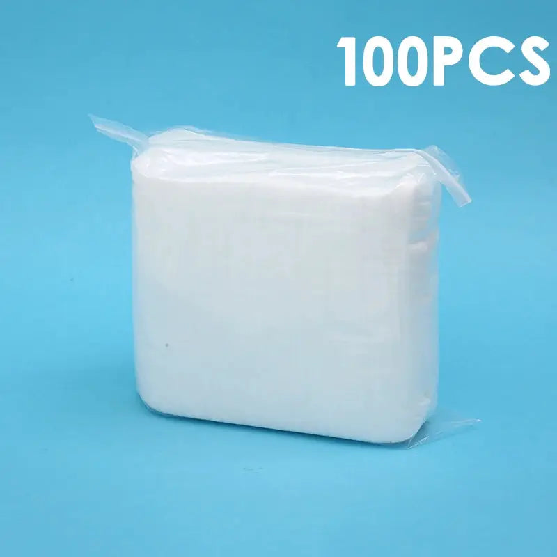 Dust removal disposable mop pads, electrostatic cleaning cloth, white, 100 PCS