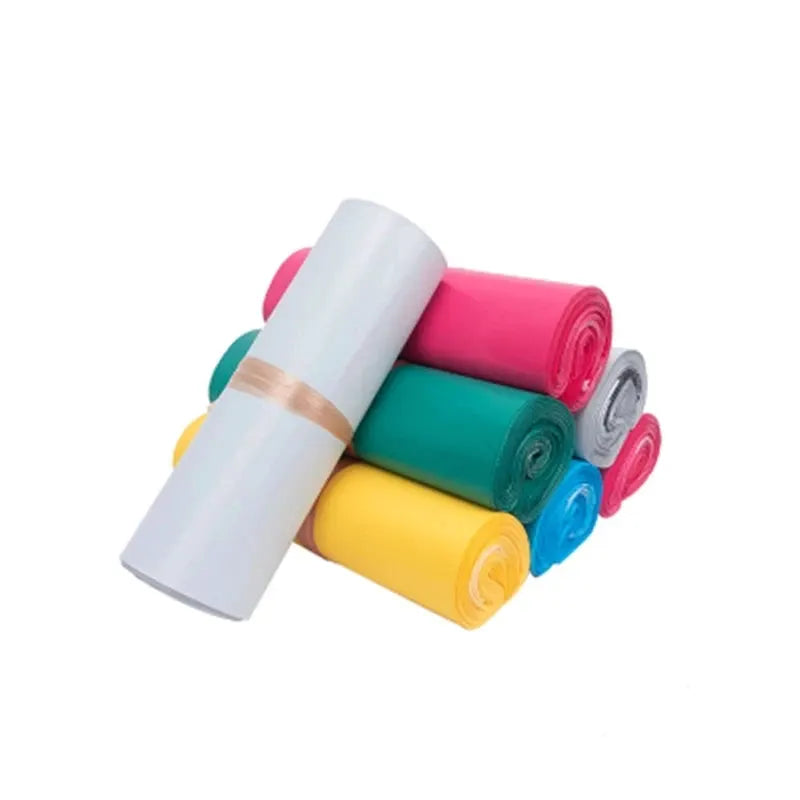 INPLUSTOP Poly Shipping Bags Opaque White PE Express Envelopes Self Adhesive Seal Courier Mailing Bags