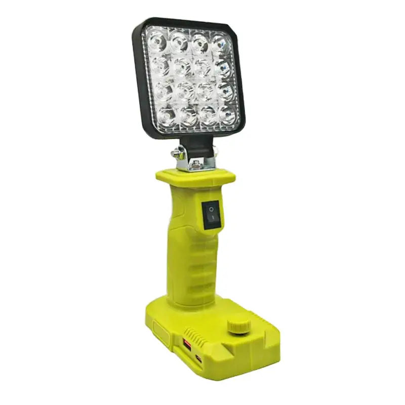 LED Flashlight Compatible With Makita DeWalt Milwaukee Bosch Ryobi Lithium Battery Packs Working Light For Camping