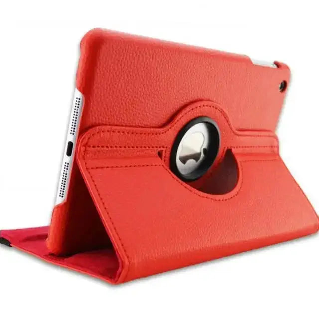 LuxeCase Leather Stand Cover For iPad 9.7, 10.2, 10.9 And 11 Inch Models With Full 360 Degree Rotation