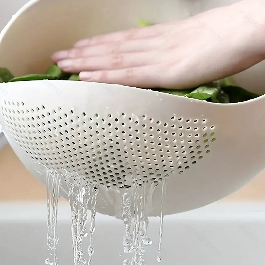 Greenhaven Eco Friendly Rice Drainage Basket Multi Purpose Sieve For Rinsing Rice Fruits And Vegetables