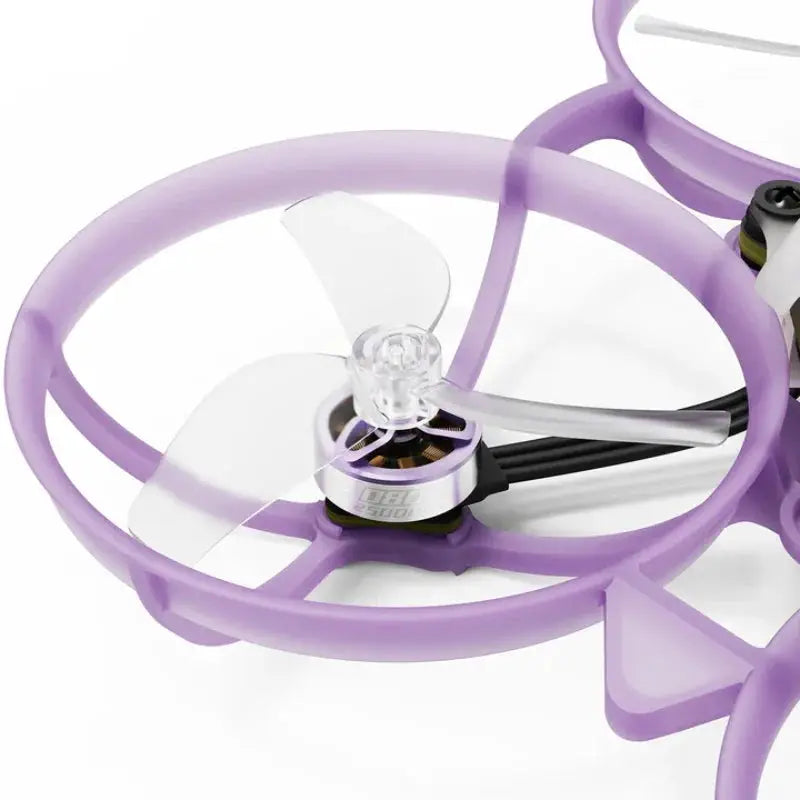 BETAFPV Air75 II ultralight whoop quadcopter with purple frame and clear propellers