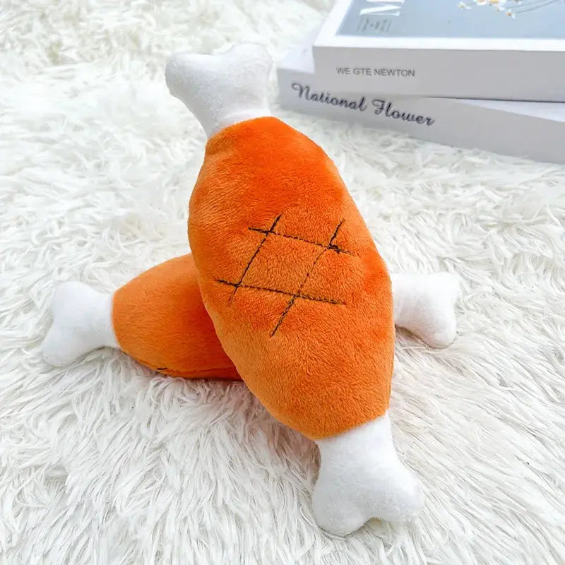 Plush Sleeping Duck Dog Toy For Small And Large Dogs Bite Resistant Teeth Grinding Relief With Duck Sound Toy
