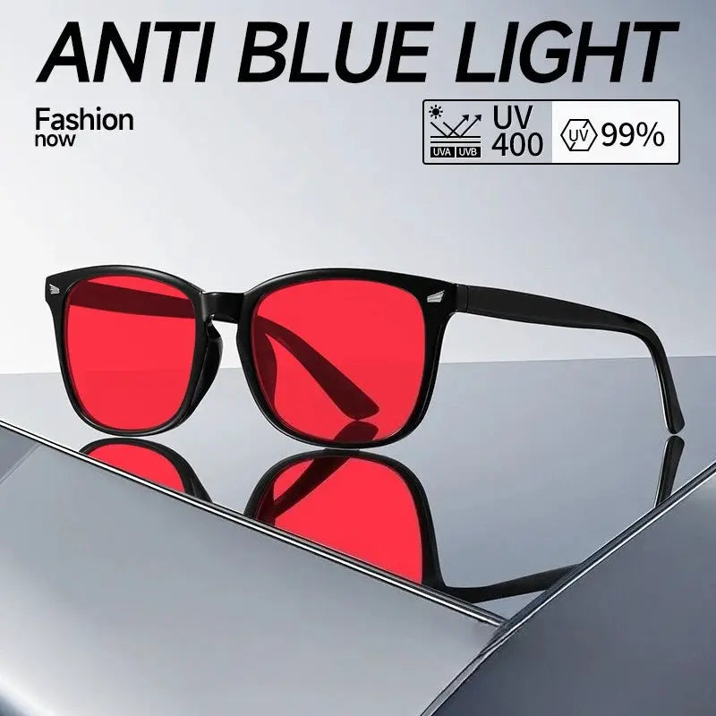 NovaVision Anti Blue Light Glasses With Red Tinted Lenses For Improved Sleep And Reduced Eye Strain For Men And Women