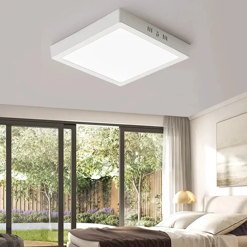 Simples Market LED ceiling lamp panel, ultra-thin square white ceiling light, 110–265V, 20W/30W