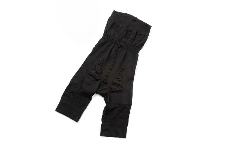 Simples Market men's high-waist tummy-control shorts in black, 3XL shapewear underwear