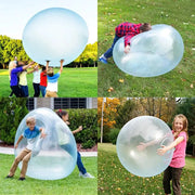Kids Blow Up Balloon Toy Outdoor Inflatable Elastic Ball Water Filled Bubble Ball For Summer Fun Party Gift