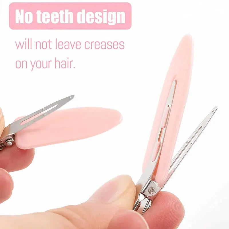 GlowStyle No Crease Hair Clips 10 Piece Set For Women And Girls Secure Hold Without Bending
