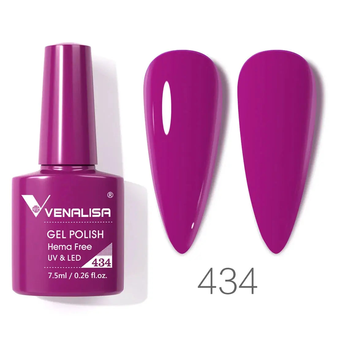 Venalisa 7 5ml Gel Nail Polish Kit 60 Colors Hema Free Milky White Jelly Soak Off UV LED Varnish Full Coverage