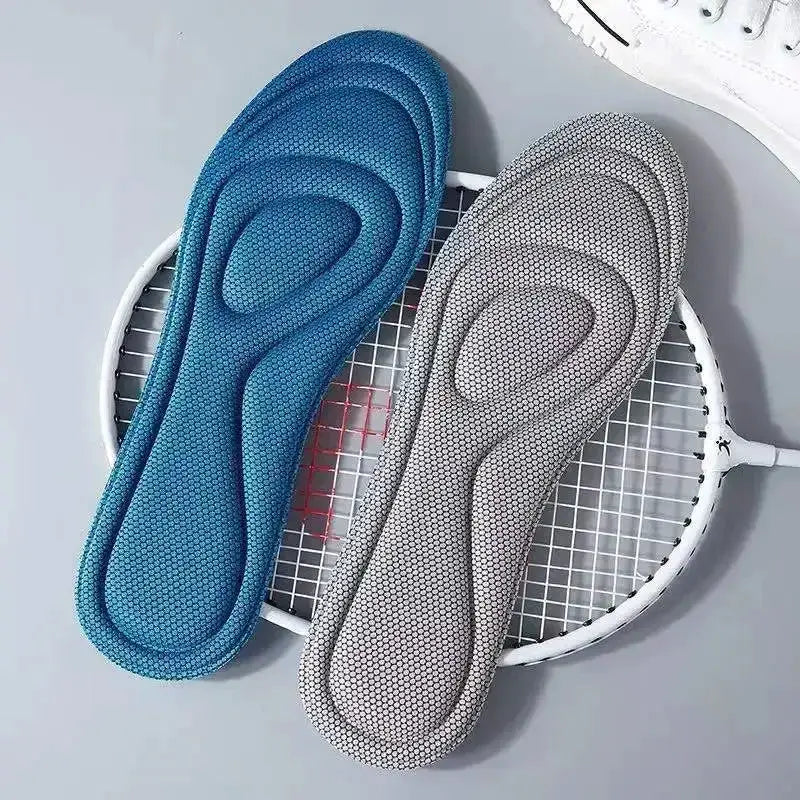 Two Pairs Memory Foam Orthopedic Insoles With Antibacterial Deodorization And Sweat Absorption For Sports Running