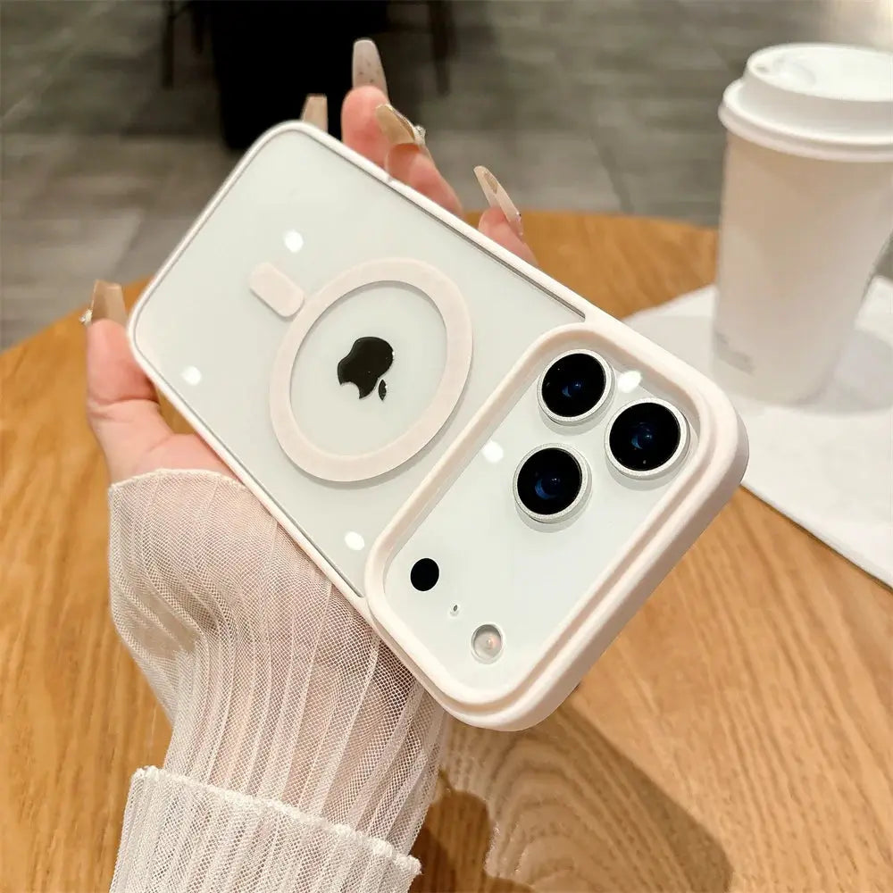 Shockproof MagSafe Magnetic Phone Case Transparent Acrylic Cover For Iphone Models With Shock Protection