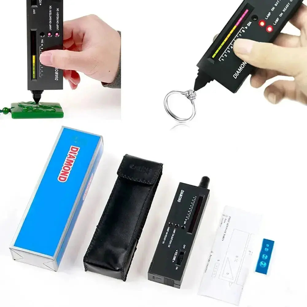 High Accuracy Diamond Tester Pen Kit With LED Indicator And Audio Alerts For Jewelry And Loose Stones