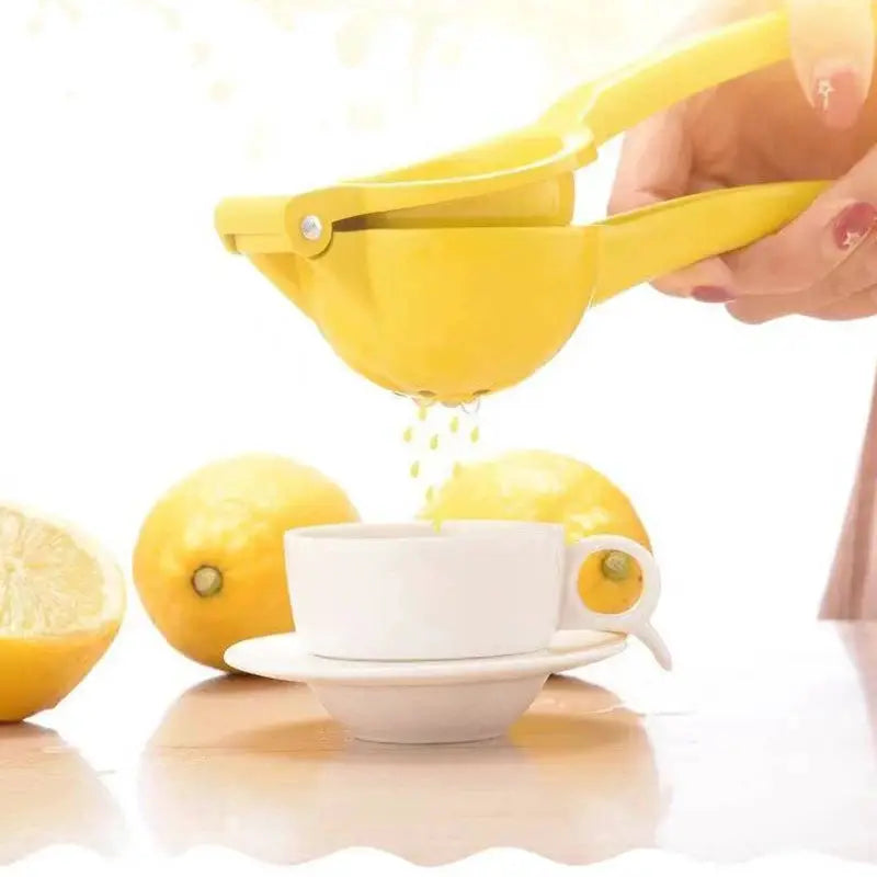 Manual Lemon Squeezer Aluminum Alloy Hand Pressed Orange Fruit Juicer Portable Practical Kitchen Tool For Fresh Citrus