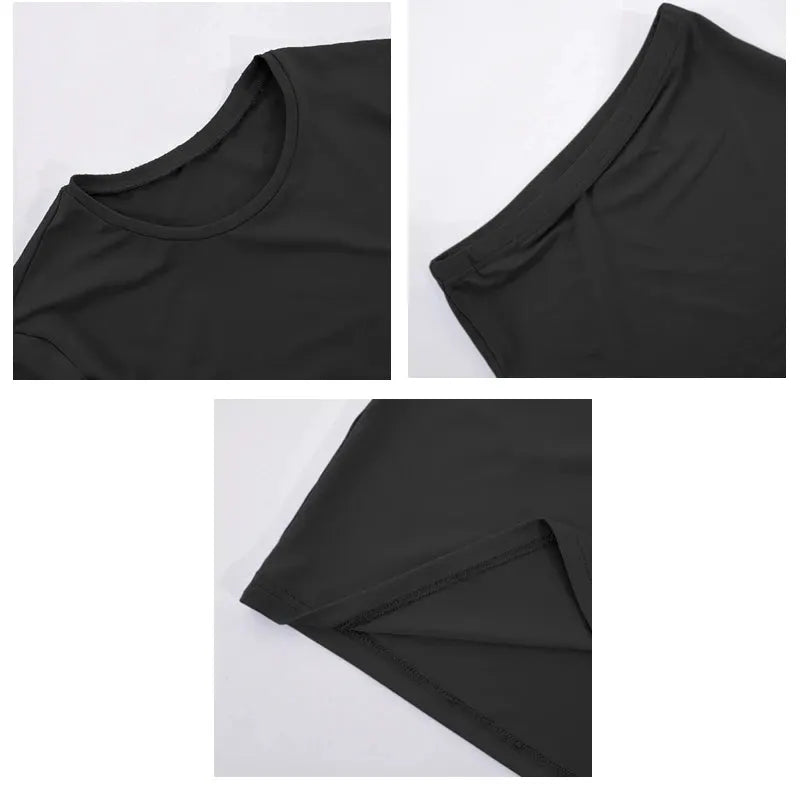 Womens Long Sleeve Crop Top And Mid Calf Skirt Suit 2 Piece Set