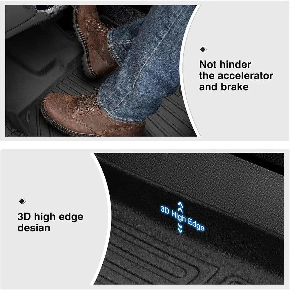 Simples Market all-weather Kia Sorento hybrid cargo floor mat for 2021–2026 PHEV & HEV with 3D high-edge design