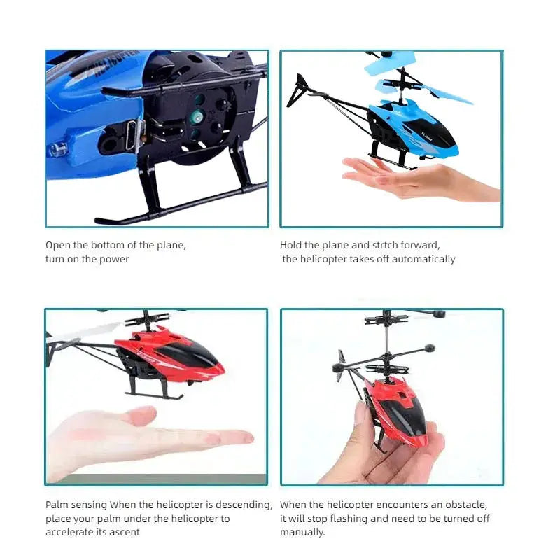 Rechargeable Mini RC Drone With Remote Control Fall Resistant Design For Safe Durable Kids Toys