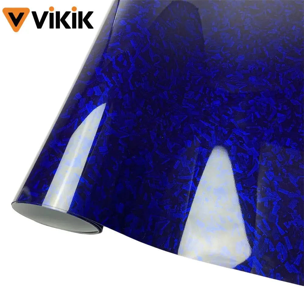 Car decals blue glitter vinyl film by ViKiK for auto and motorcycle
