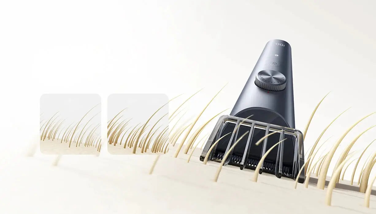 MIJIA Hair Clipper 2 cordless professional clipper with titanium alloy blades and blue-silver body by Simples Market