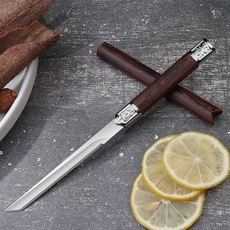 Exquisite Stainless Steel Small Straight Knife Paring Knife For Fruits Sushi And Meats Portable Household Kitchen Tool